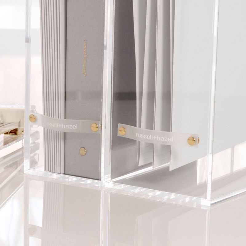 RUSSELL + HAZEL Acrylic File Box Slim
