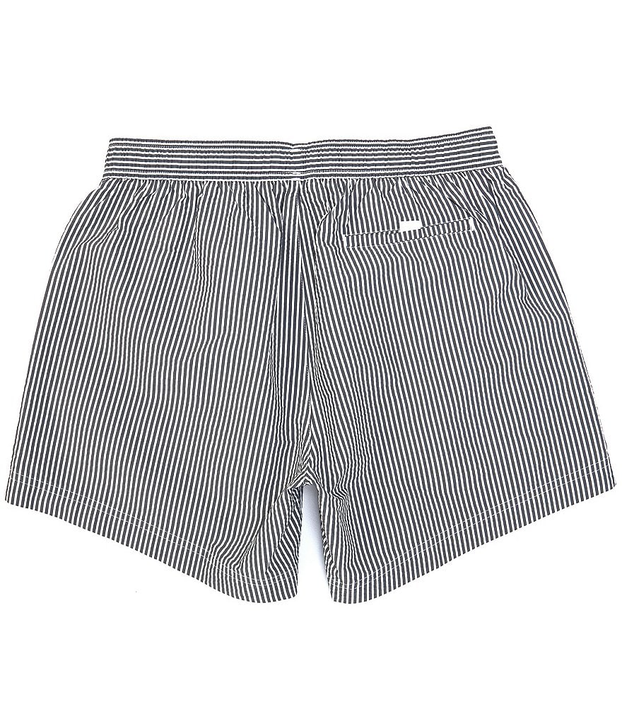 Hugo Boss Velvetfish Seersucker 5#double; Inseam Swim Trunks