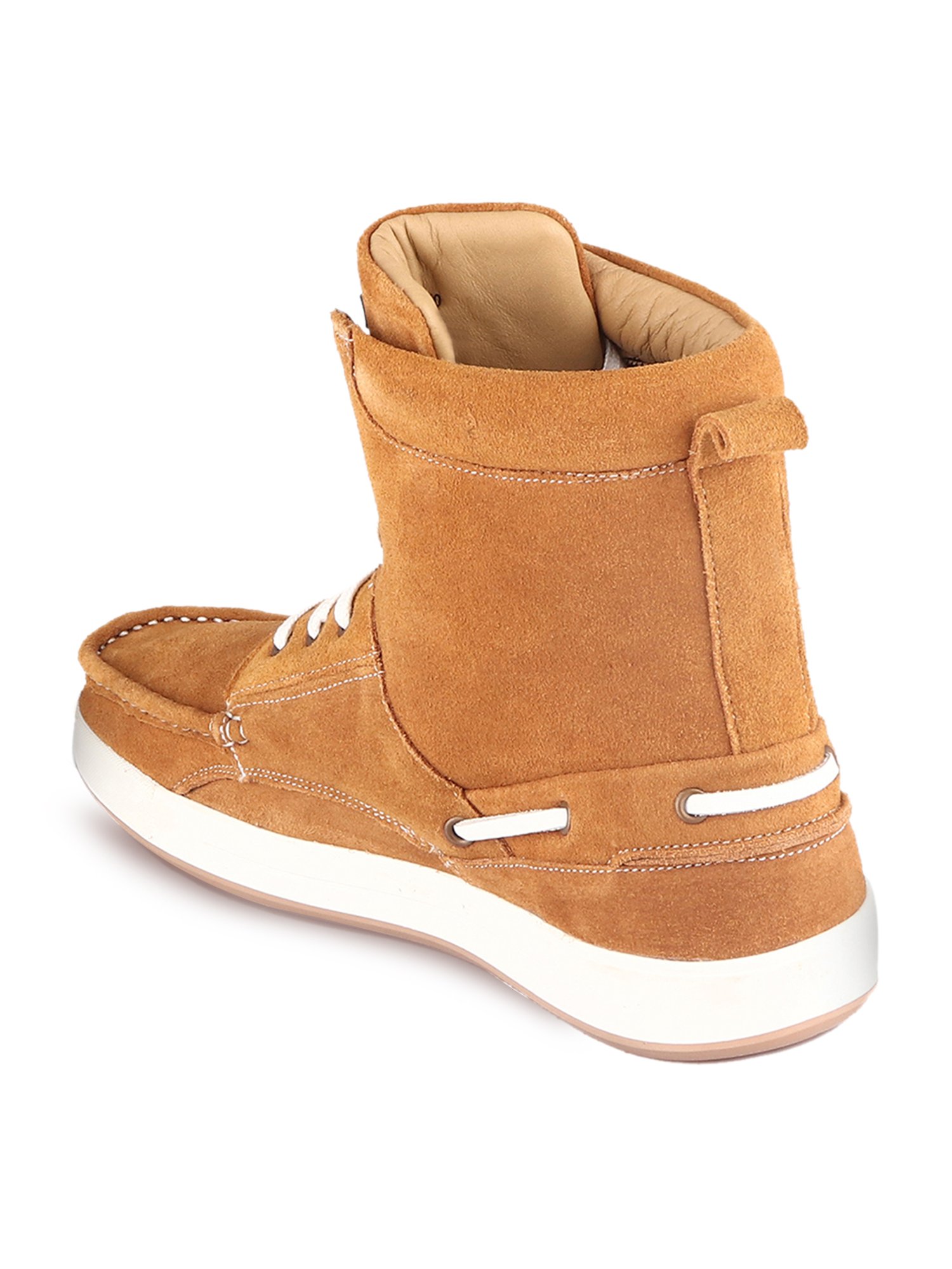 Red Chief Men's Brown Ankle High Sneakers