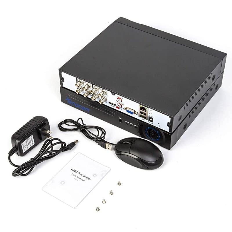 8CH 1080N Hybrid 5-in-1 AHD DVR (1080P NVR+1080N AHD+960H Analog+TVI+CVI) Standalone DVR CCTV Surveillance Security System Video Recorder Motion Detection HDD & Cameras not Included