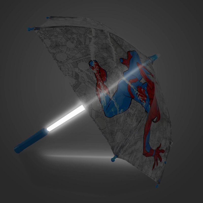 Boys' Marvel Spider-Man Stick Umbrella - White - Disney Store