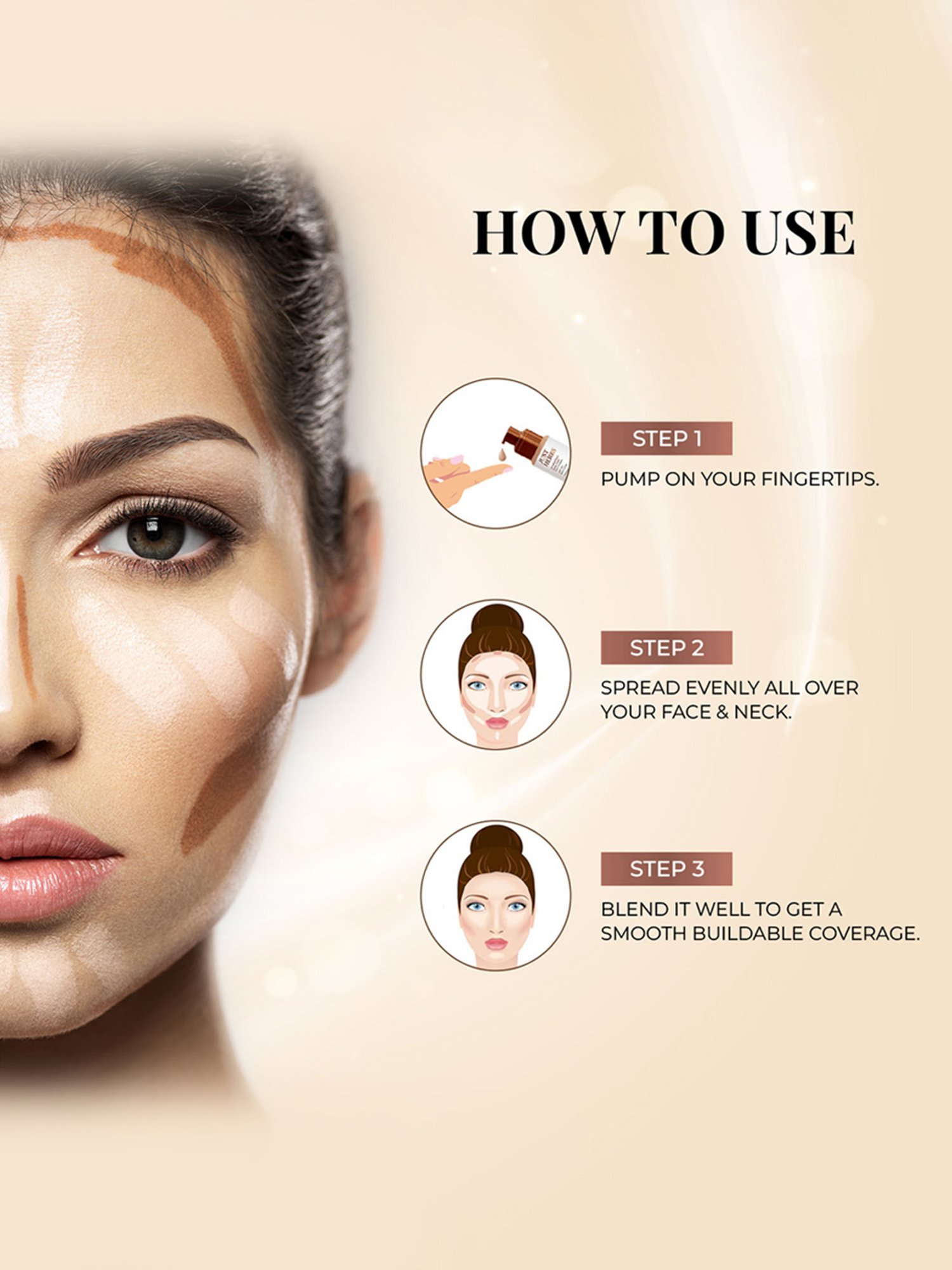 Glam21 Skin Perfector Photoprep Broad Spectrum Cream SPF 30 05 Fudge - 50 gm