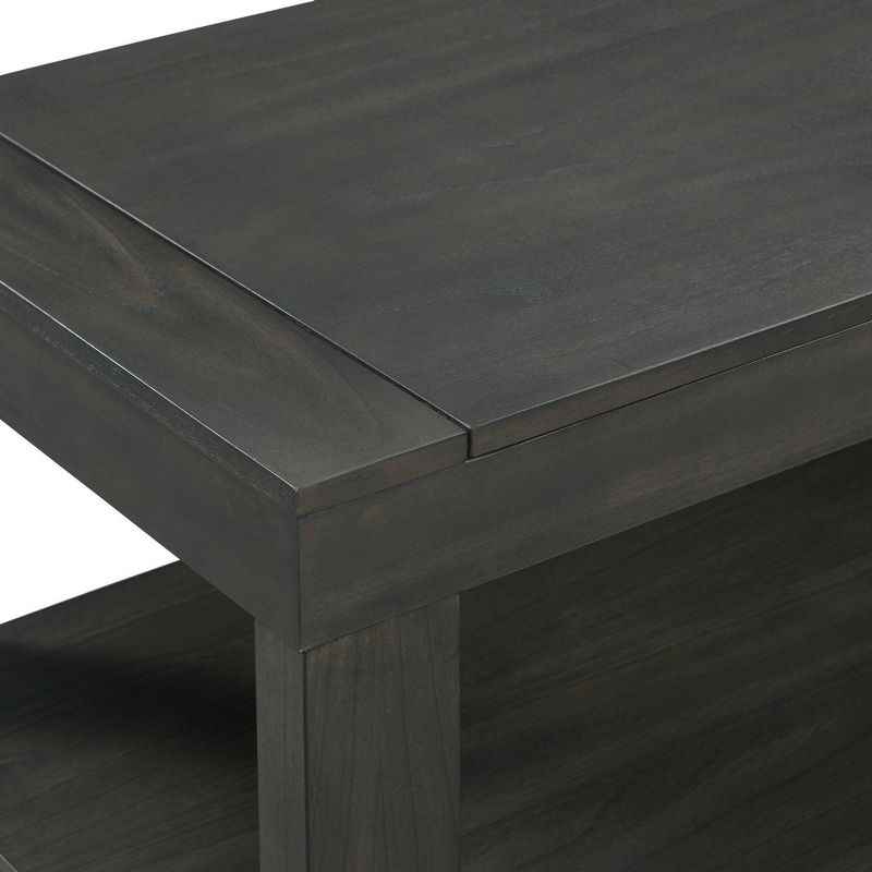 3pc Merle Coffee with Lift Top and 2 End Tables Dark Brown - Picket House Furnishings