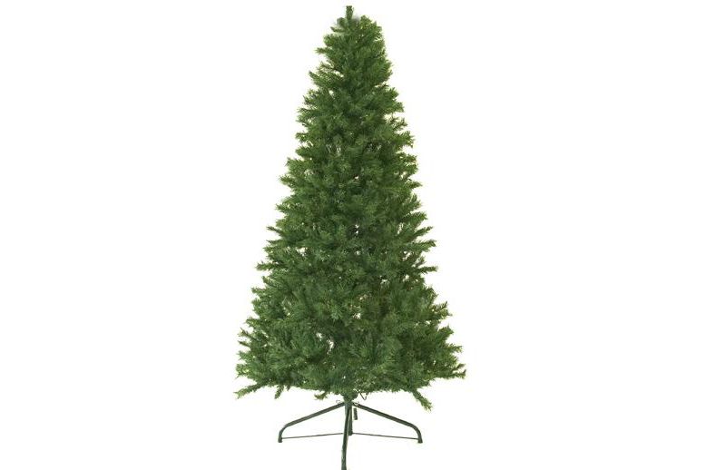 Darice 10' Unlit Artificial Christmas Tree Canadian Pine 2- Tone
