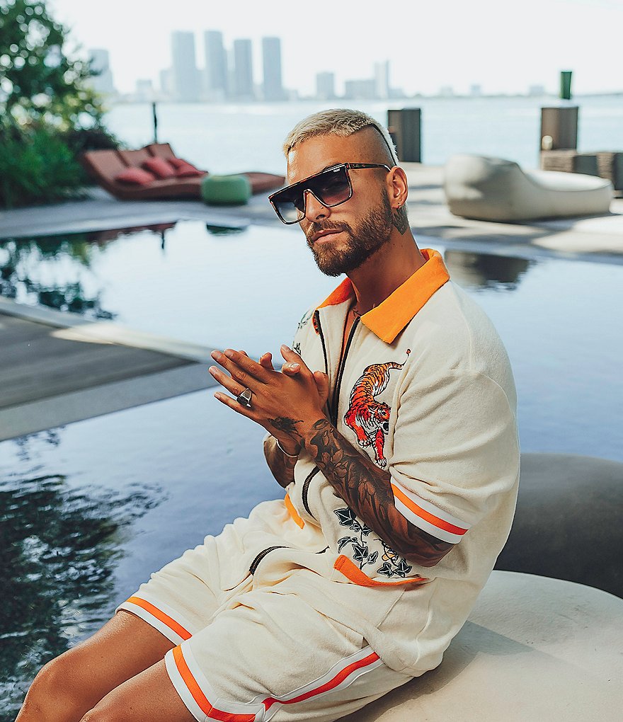 Quay Australia Quay x Maluma Nightfall Shield Sunglasses