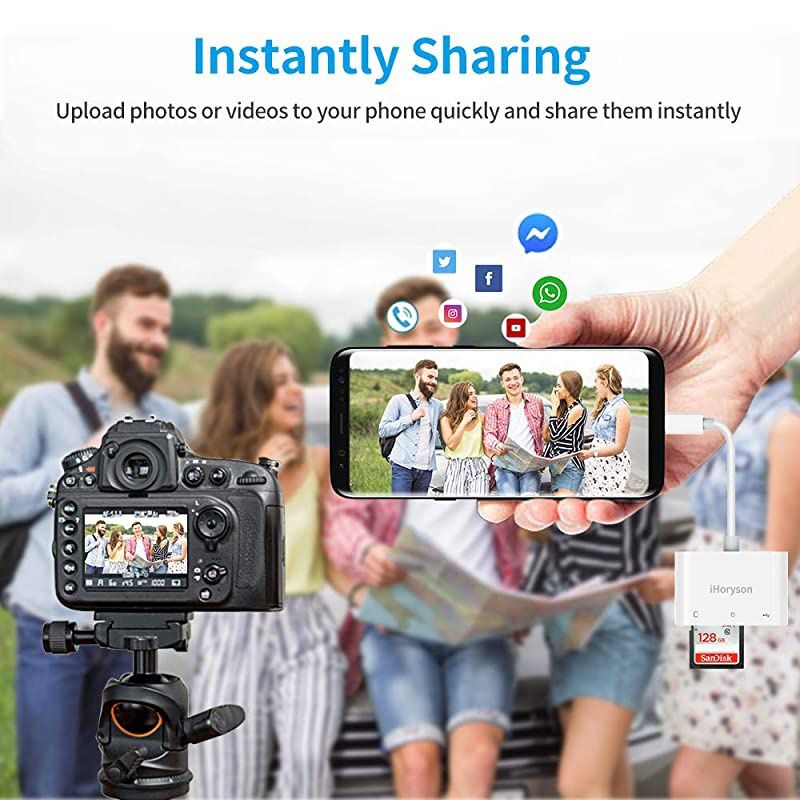 USB C SD Card Reader Adapter  USB 30 Type C Micro SD TF Card Reader Adapter 3 in 1 USB C to USB Camera Memory Card Reader Adapter for iPad Pro MacBook and More UBC C Devices