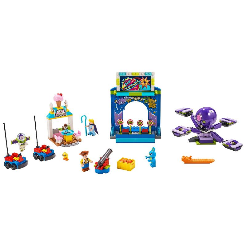 LEGO Disney Pixar's Buzz Lightyear & Woody's Colorful Carnival Mania Toy Story Building Playset 10770