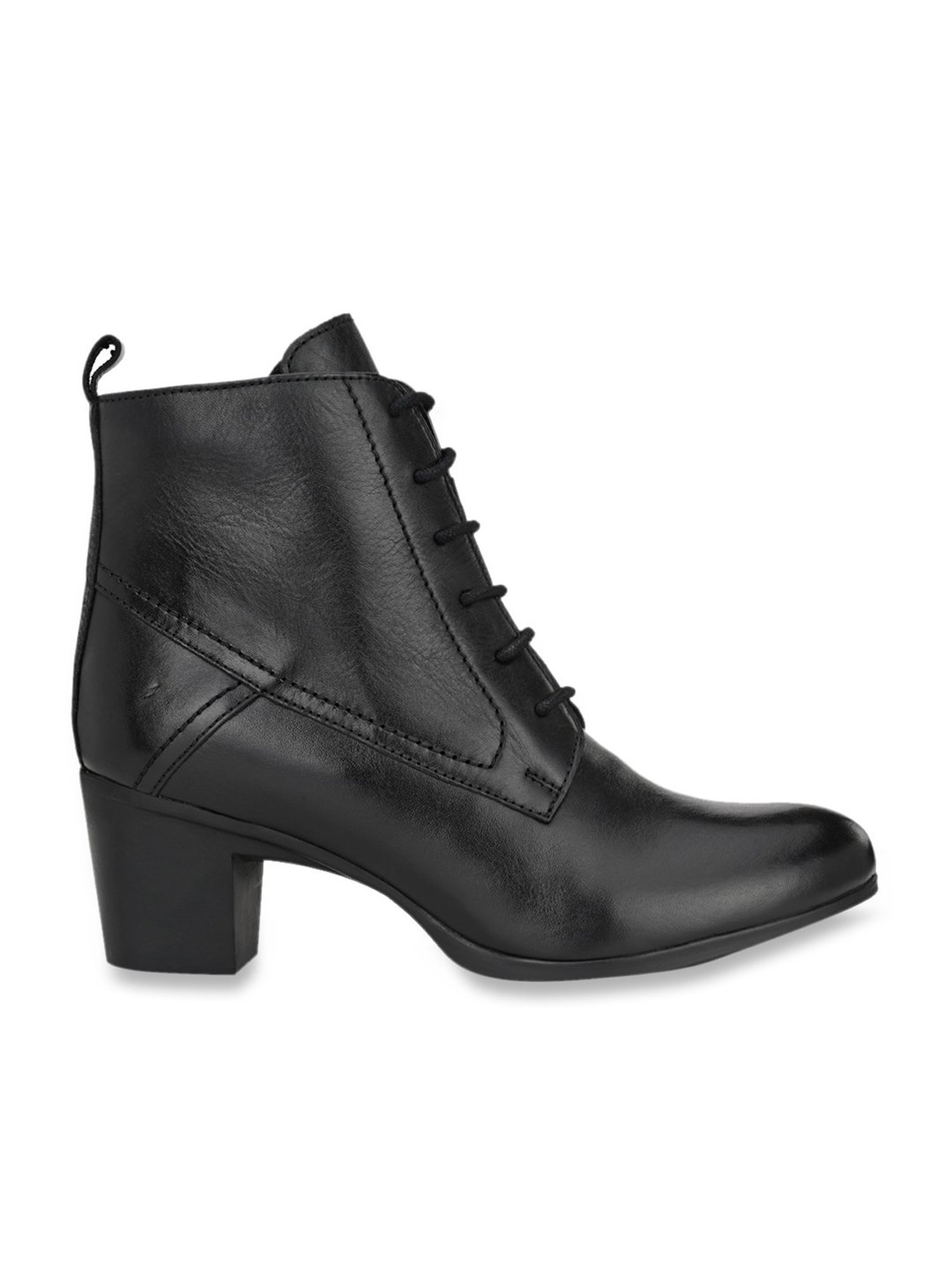 Delize Women's Black Derby Boots