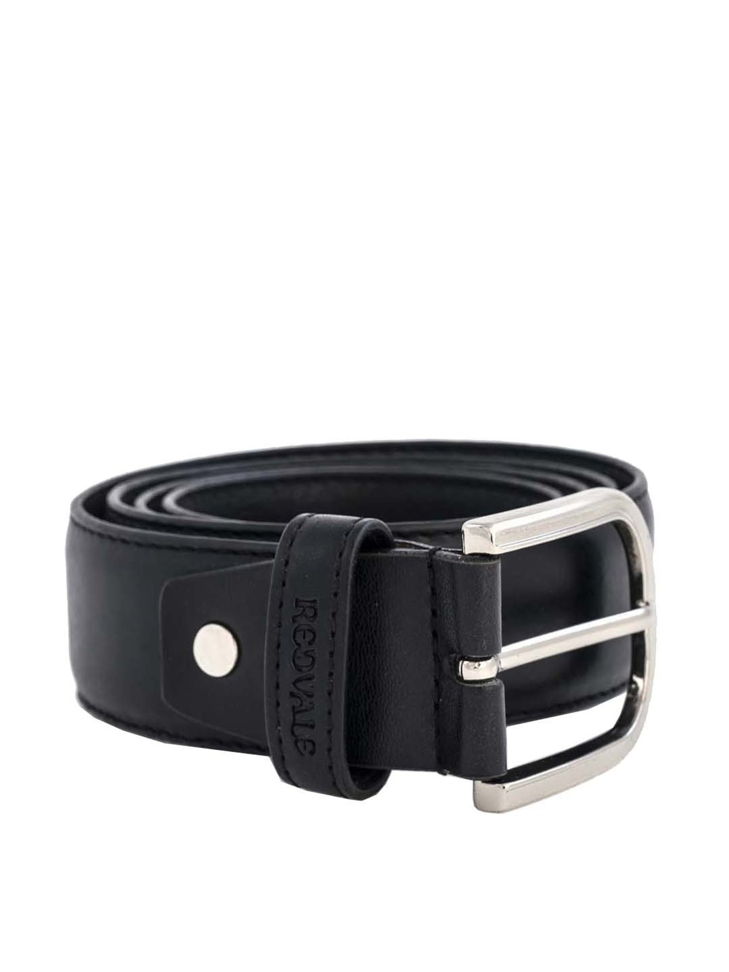 REDVALE Black Waist Belt for Men