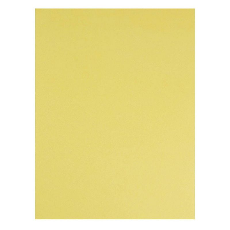 Sustainable Greetings 50-Count Yellow Cardstock Card Stock Paper for Brochure Laser Printer, A4 Letter Size 8.5 x 11 in.