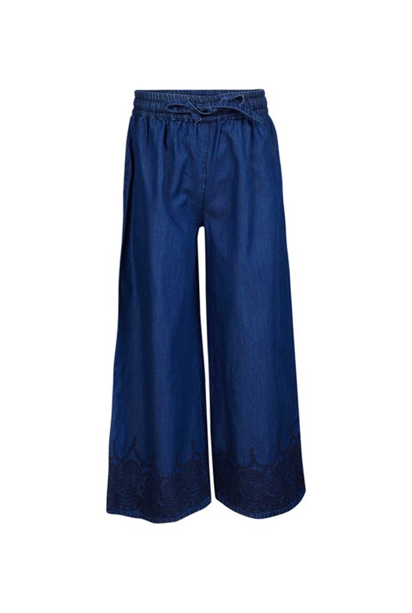 Superyoung Girls Blue Solid Palazzo