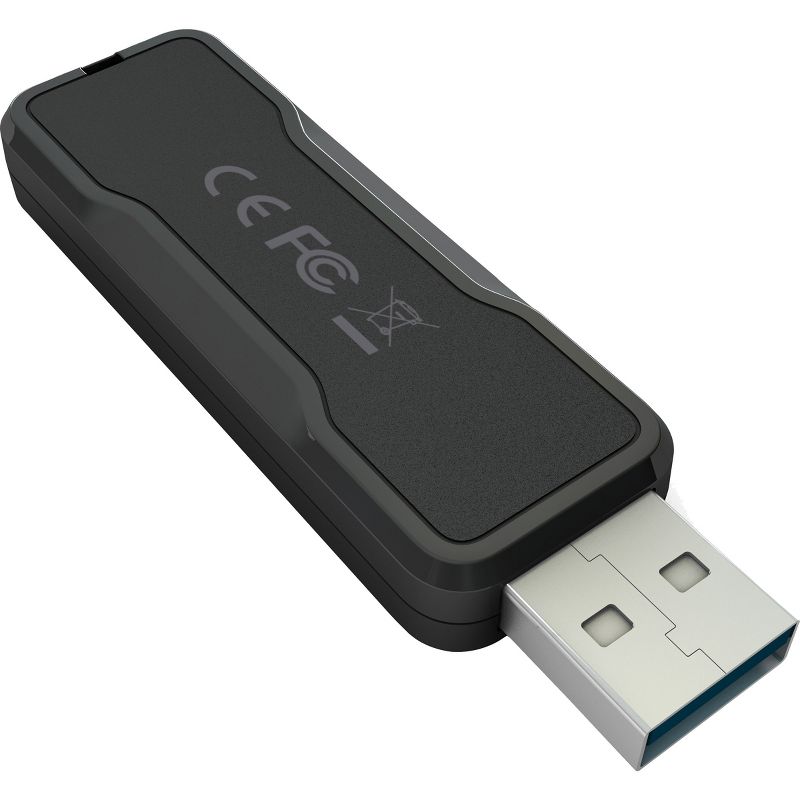 V7 32GB USB 3.1 Flash Drive - With Retractable USB Connector - 32 GB - USB 3.1 - 120 MB/s Read Speed - 15 MB/s Write Speed - Black - 5 Year Warranty