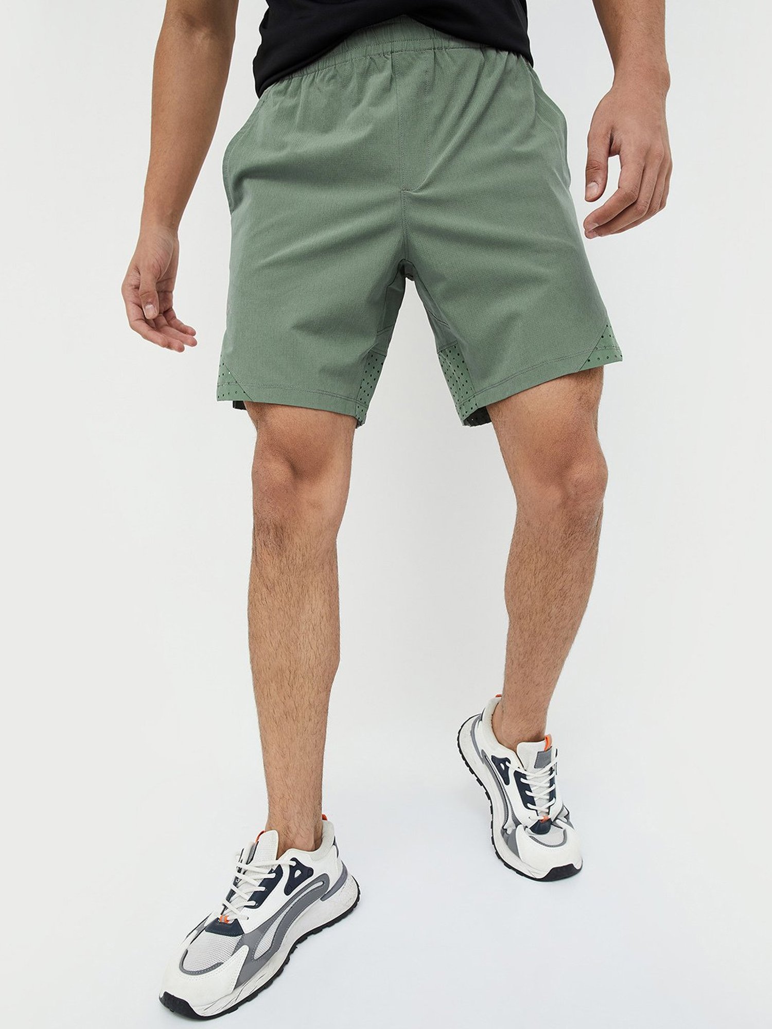 KAPPA Green Regular Fit Sport Shorts
