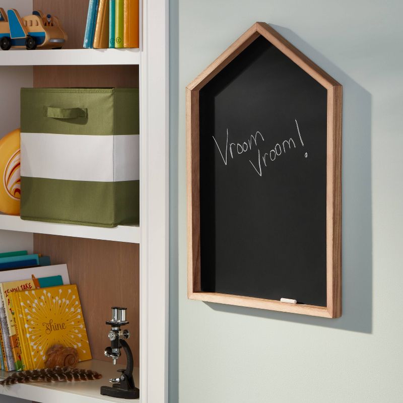House Chalk Message Board Black - Pillowfort™