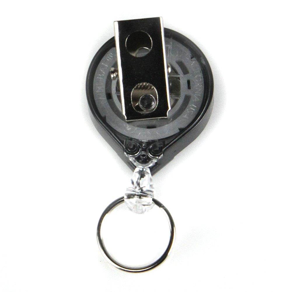 Buttonsmith Peace Retractable Tinker Reel Key Reel with Rotating Alligator Clip and Swappable Tinker Tops - Made in the USA, 1 Year Warranty