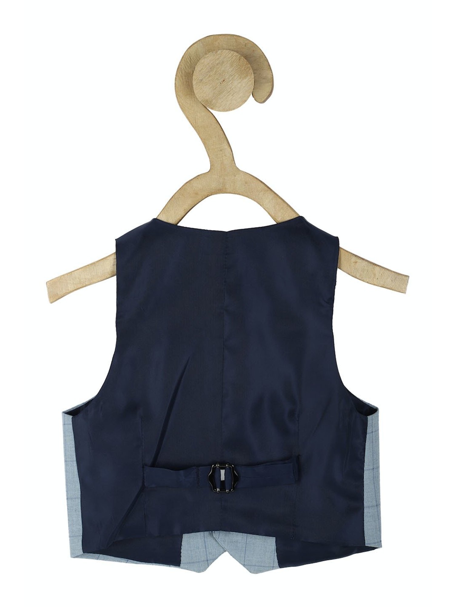 Blue Giraffe Kids Maroon Solid  Blazer