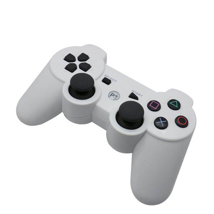 CHENGDAO PS3 Controller 2 Pack Wireless Dual Shock Gamepad for Sony Playstation 3 with Charging Cord (Black + red )