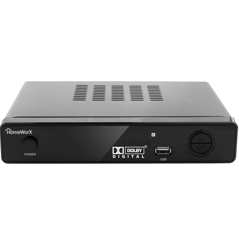 MEDIASONIC  HW-150PVR Homeworx ATSC Digital TV Converter Box w/ Media Player & Recording PVR Function (Black) - New