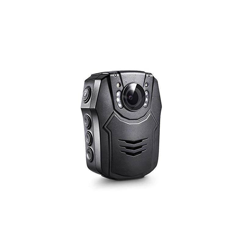 PD50 Body Camera 64GB 1296P Body Worn Mounted Camera Lightweight Smart Fast Charging Night Vision Cam 150 Degree Angle Playback 5-7Hours Recording (64G) (32GB)