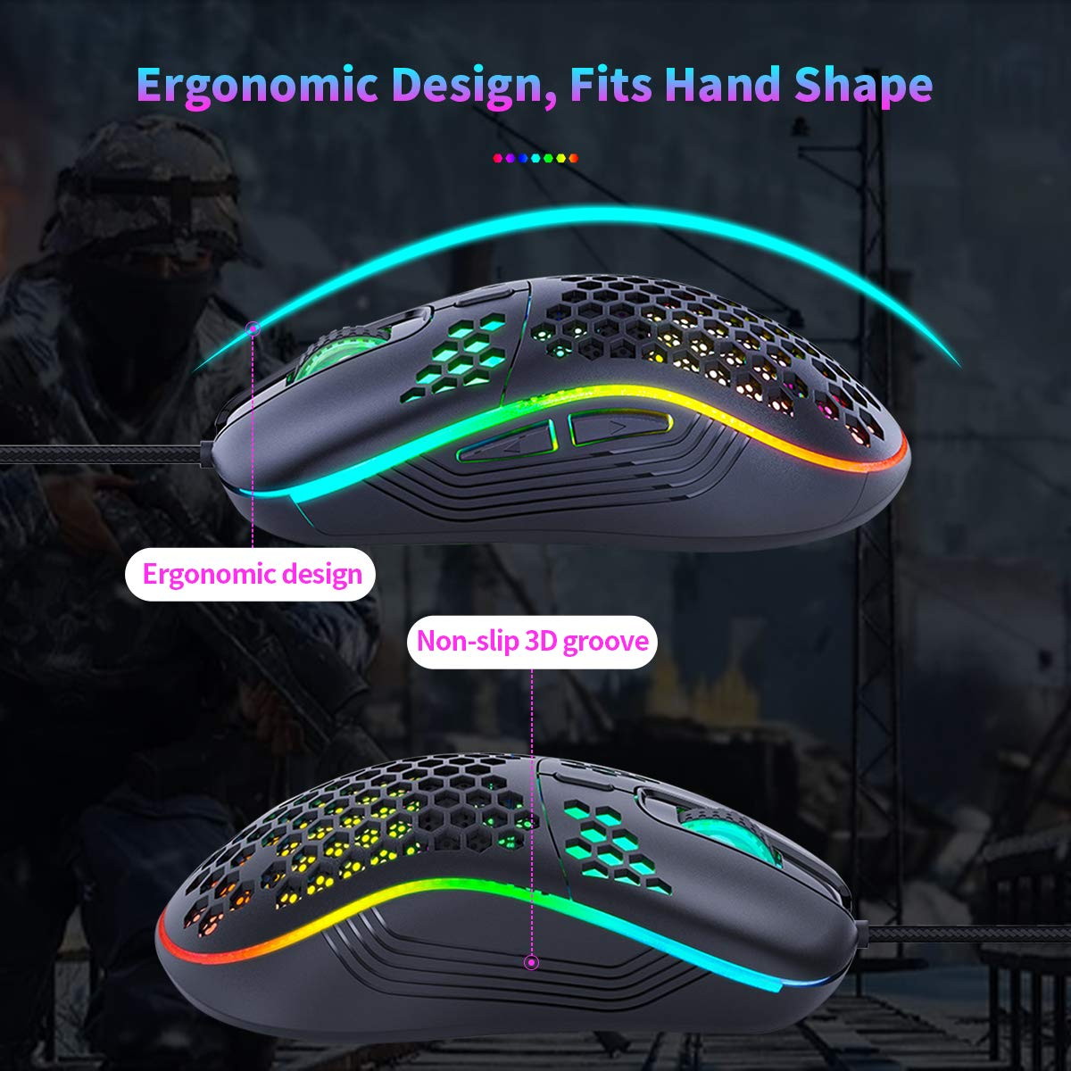 Orzly Grips compatible with Nintendo Switch Joy-Cons for Extra Comfort - TWIN PACK (2x BLACK) Universal Sided Grip Attachments for use with Nintendo Switch Joy-Cons