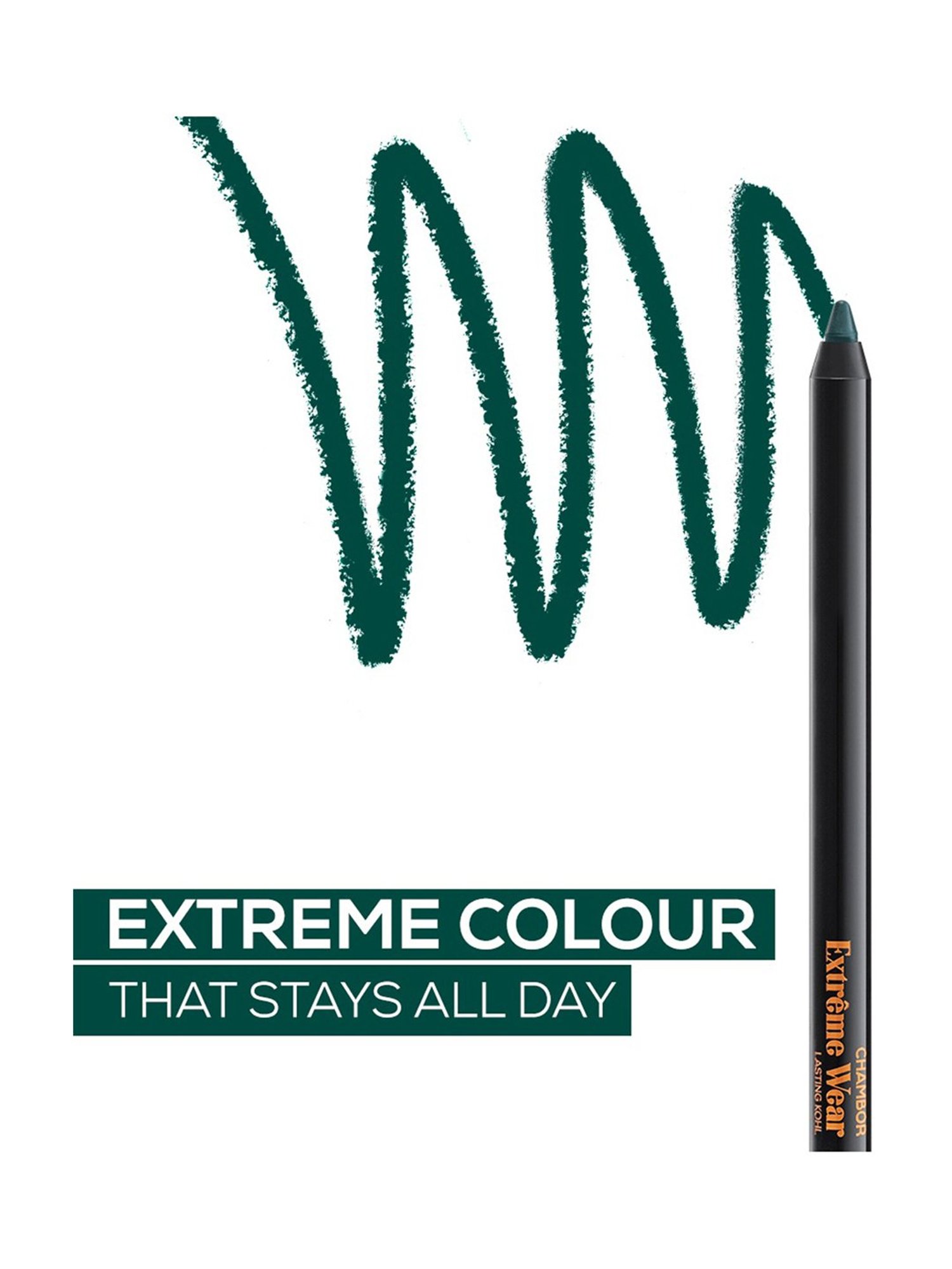 CHAMBOR Extreme Wear Lasting Kohl 07 Sparkling Olive - 1.2 gm