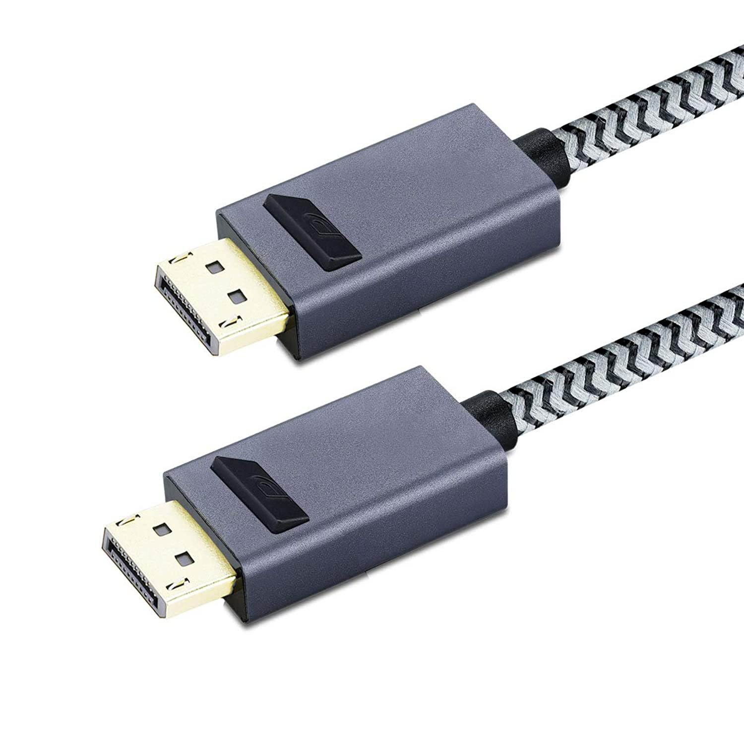 DisplayPort to DisplayPort Cable, Benfei 6 Feet DP to DP Cable with Gold-Plated Cord, Nylon Braided, Supports 4K@60Hz, 2K@144Hz Compatible for Lenovo, Dell, HP, ASUS and More