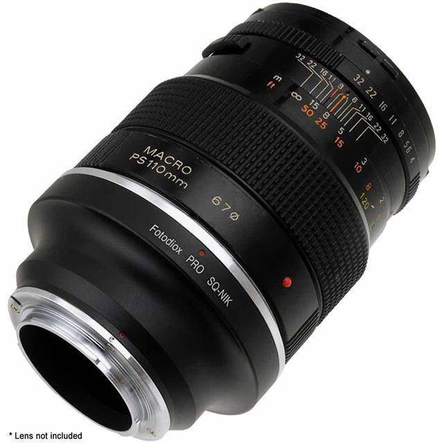 Fotodiox Mount Adapter for Bronica SQ Lens to Nikon F-Mount Camera #SQ-NK-P