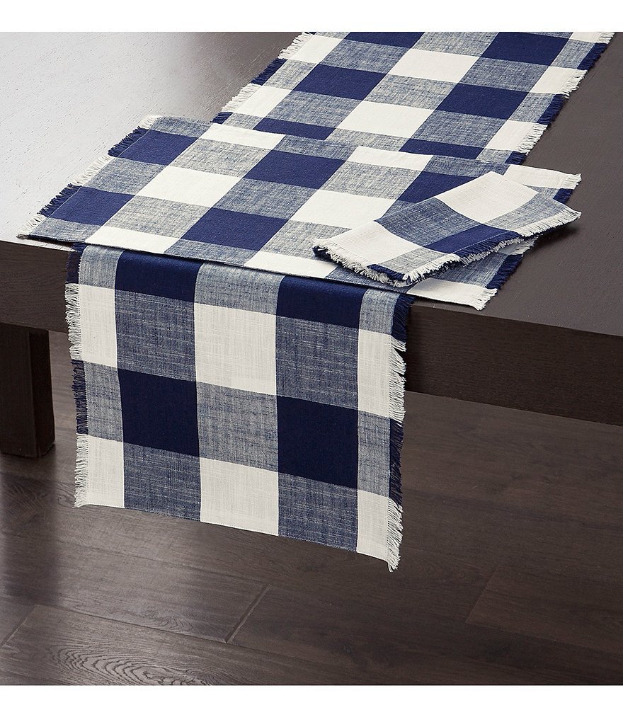 Southern Living Wide Buffalo Check Runner