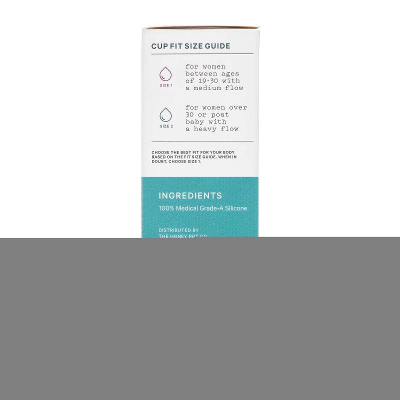 The Honey Pot Silicone Menstrual Cup - Size 2
