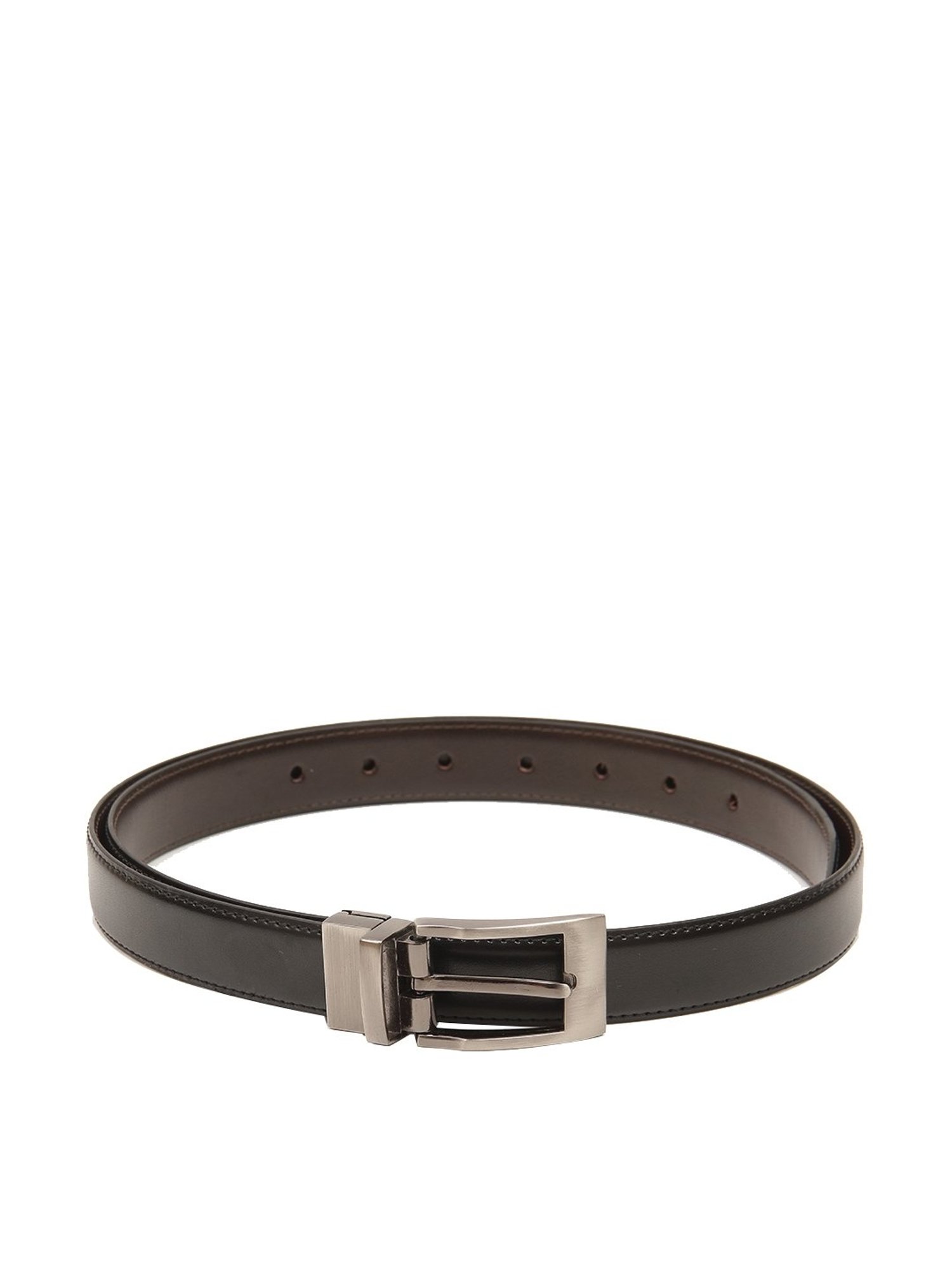 Calvadoss Black & Brown Reversible Belt for Women