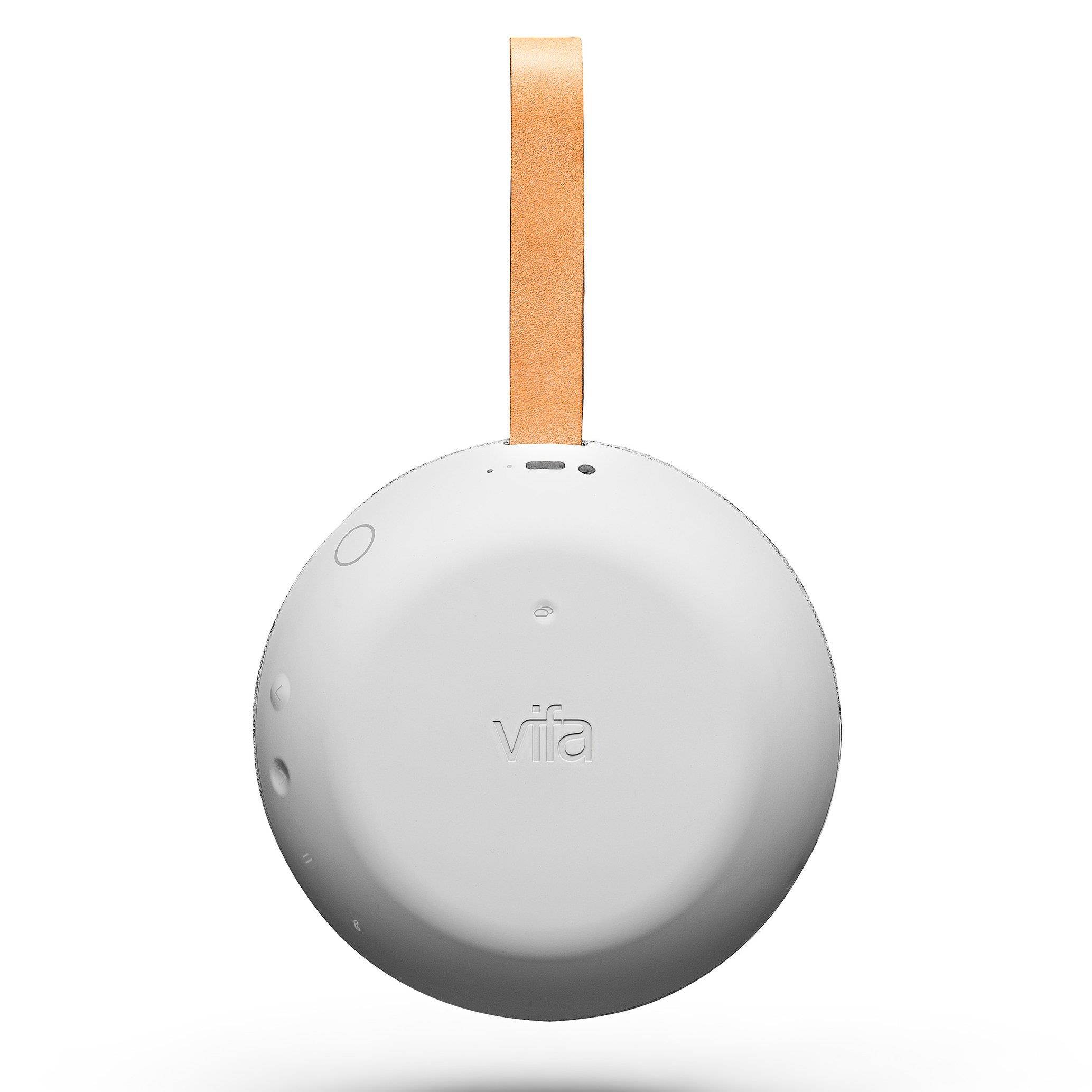 Vifa Reykjavik Sleek Compact HiFi Rechargeable Bluetooth Sandstone Grey Speaker