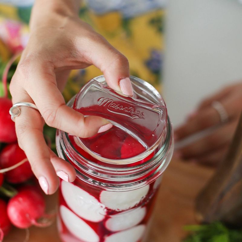 Masontops Pickle Pipe and Pickle Pebble Mason Jar Fermentation Kit - Wide