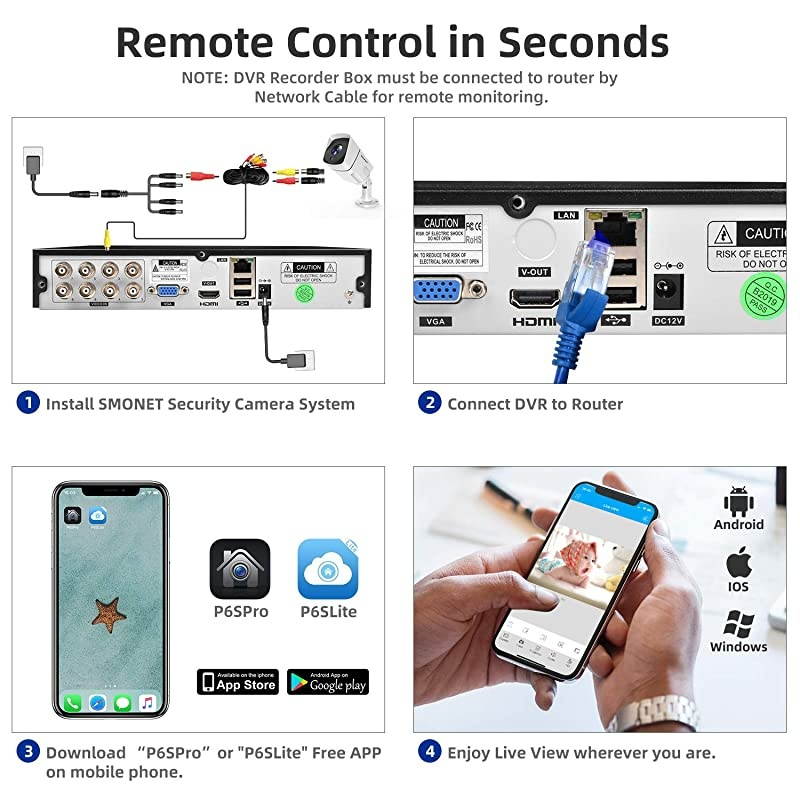 2021 New?  5MP Security Camera System(2TB Hard Drive),8X 5MP(2560TVL) Indoor Outdoor CCTV Cameras,8 Channel Wired Home Complete Surveillance Systems Waterproof Motion Detection Night Vision