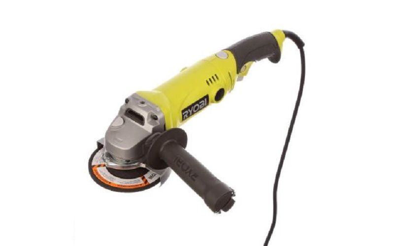 Ryobi ZRAG453G 6.5 Amp 4-1/2 in. Angle Grinder (Green)