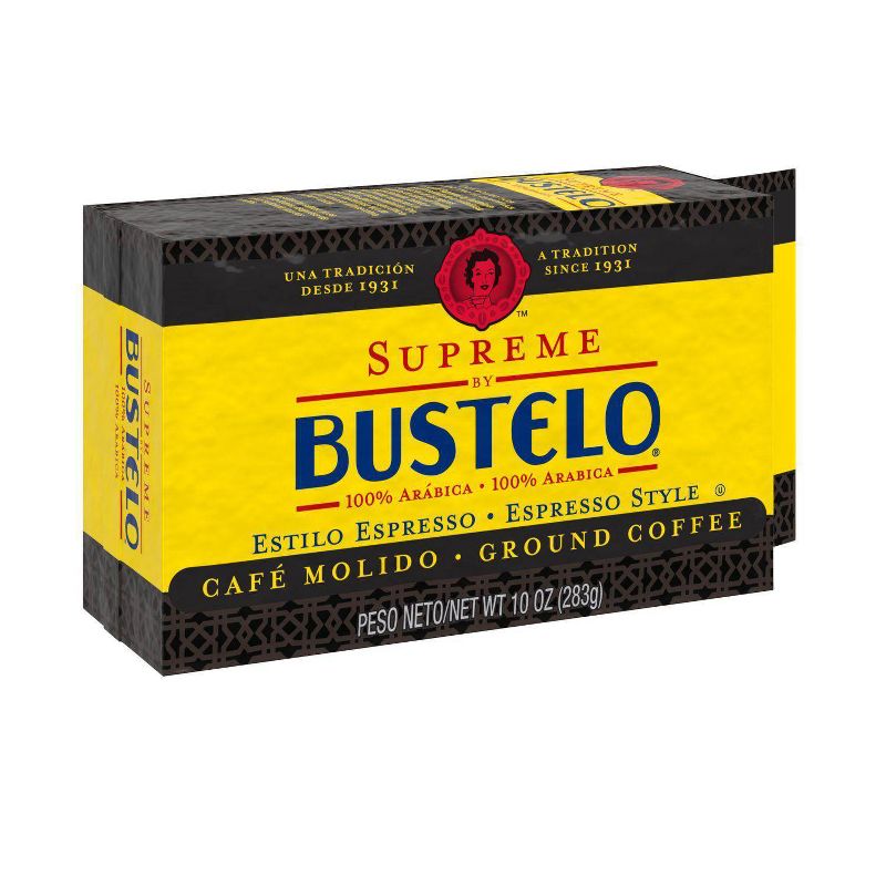 Cafe Bustelo Supreme Espresso Dark Roast Ground Coffee - 10oz