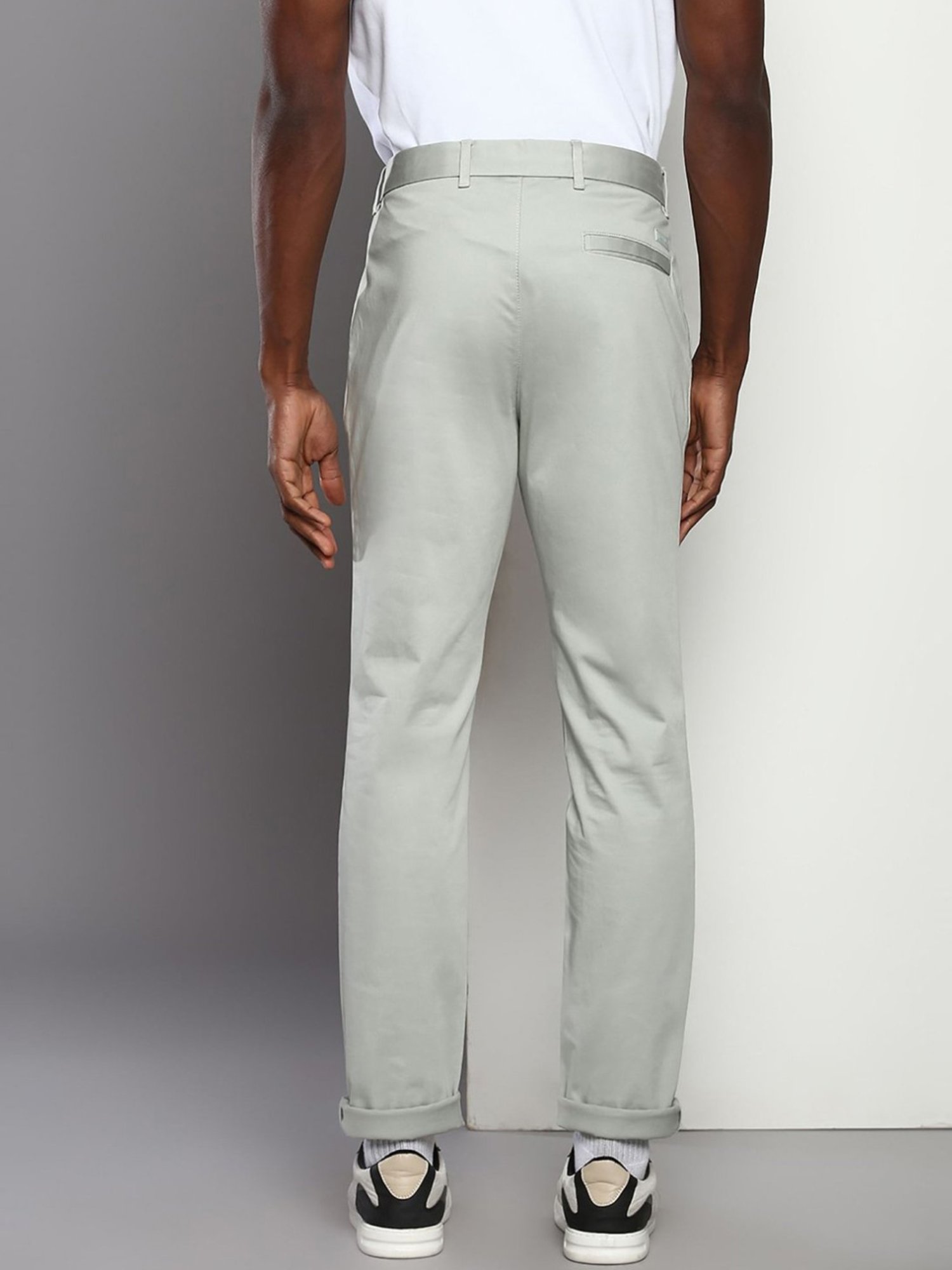 Calvin Klein Jeans Grey Slim Fit Chinos