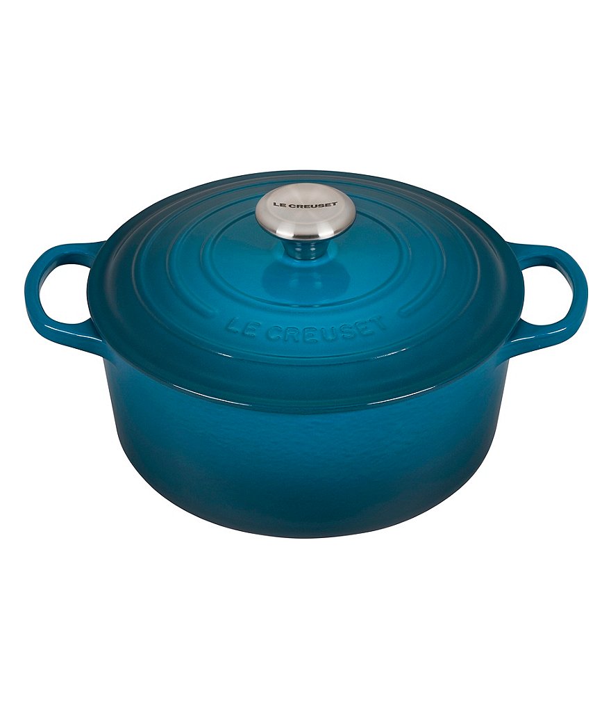 Le Creuset 7.25-qt Round Enameled Cast Iron Dutch Oven with Stainless Steel Knobs