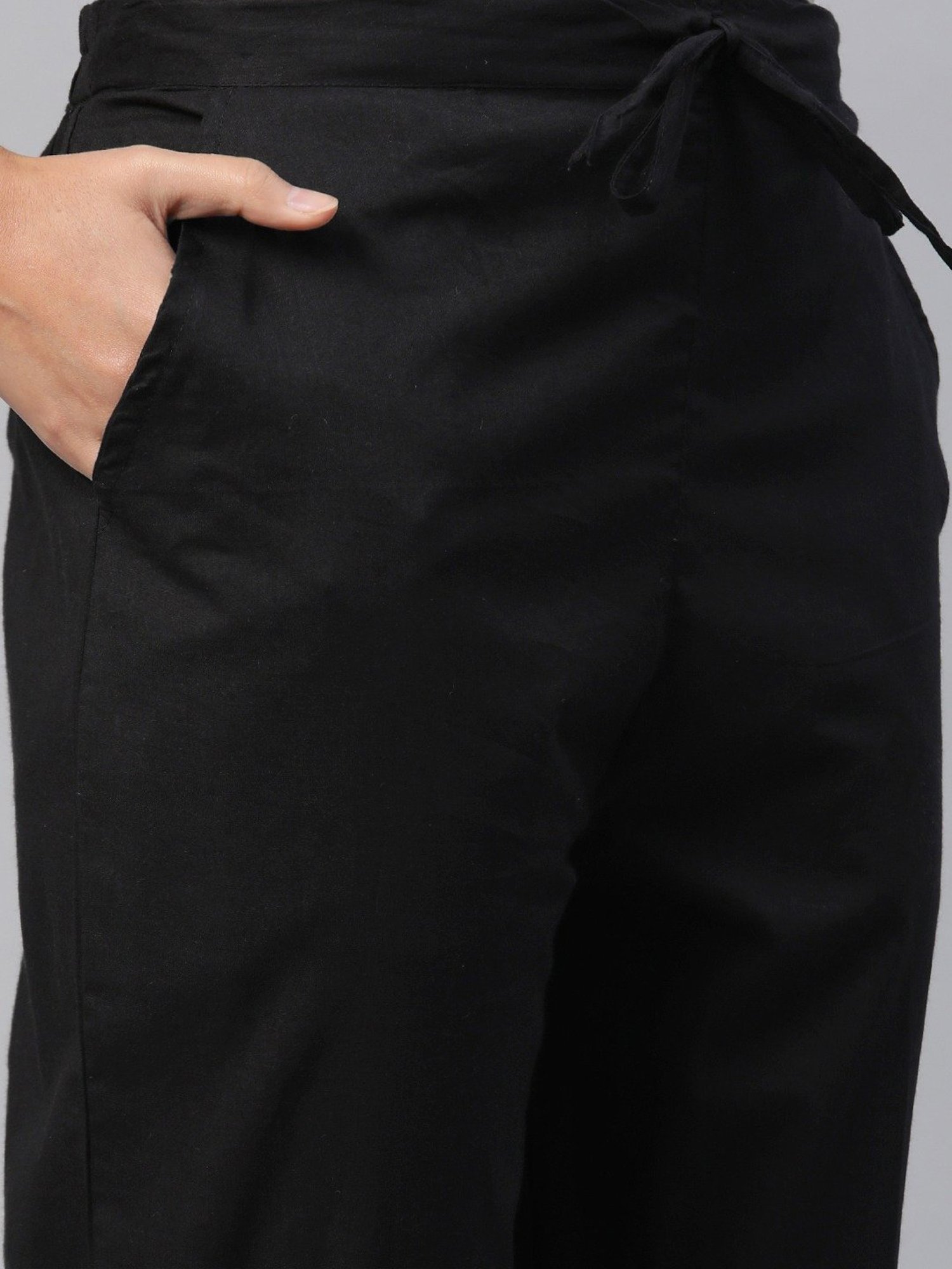 READIPRINT FASHIONS Black Cotton Printed Kurta Pant Set