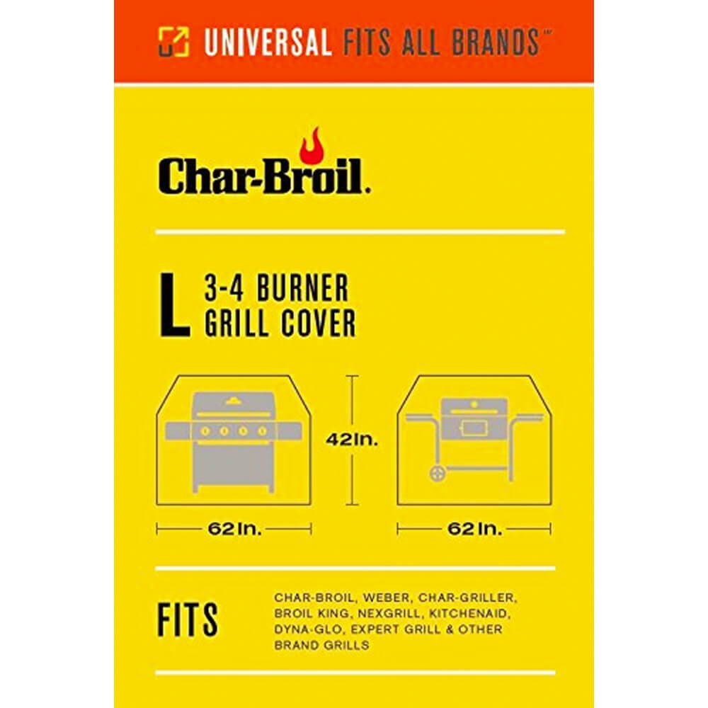 Char-Broil 4965580P04V Char-Broil Large 3-4 Burner Performance Grill Cover