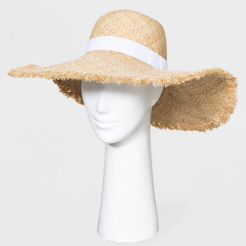 Women's Dome Fringe Novelty Style Hats - A New Day™ Natural One Size