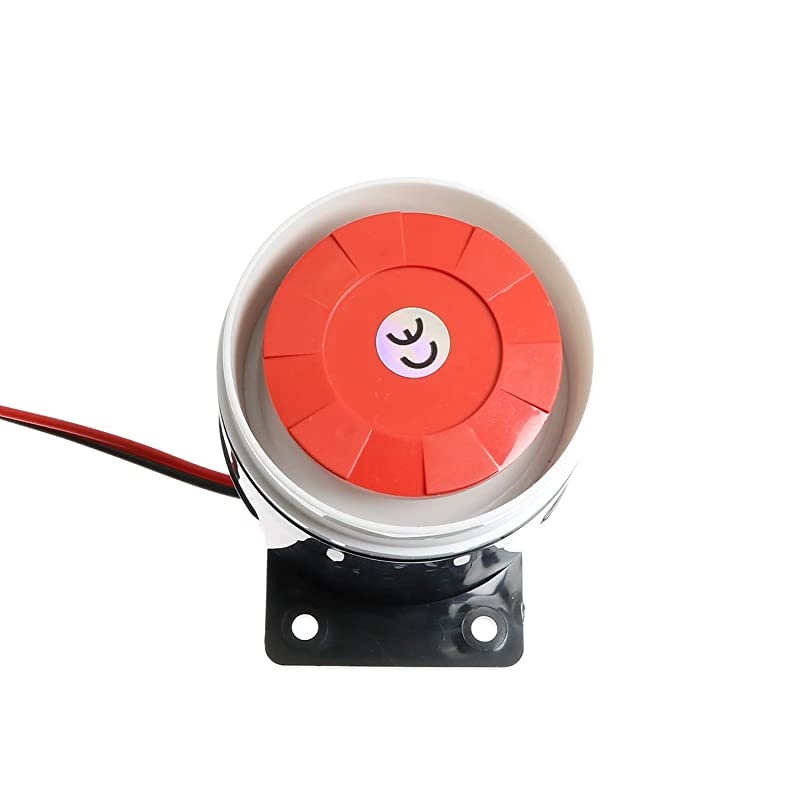1Pack DC 12V 120dB Piezo Electronic Buzzer Alarm Horn Wired Siren for Home Security Alarm System