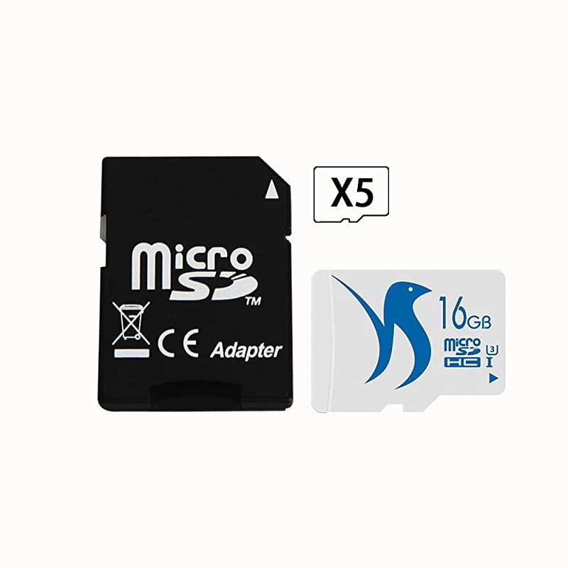 Micro SD Card 16GB Class 10 Memory Card U3 for Voice Recorder and MP3 Player with Adapter (16GB U3)