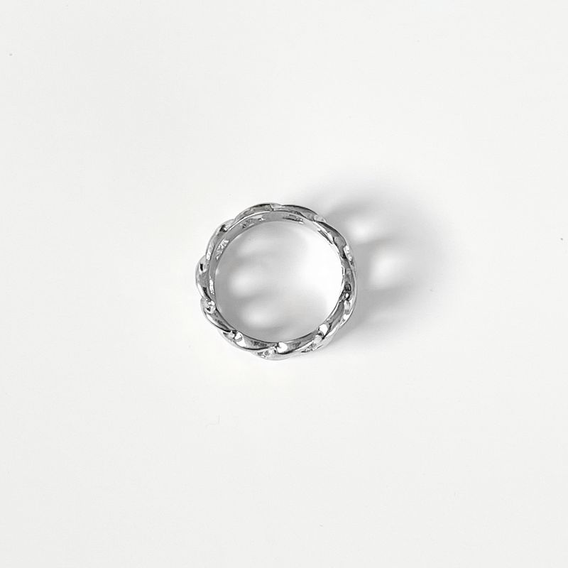 Sanctuary Project Statement Link Chain Ring Silver