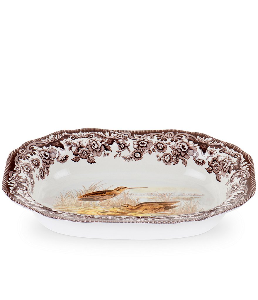 Spode Festive Fall Collection Woodland Open Vegetable Dish