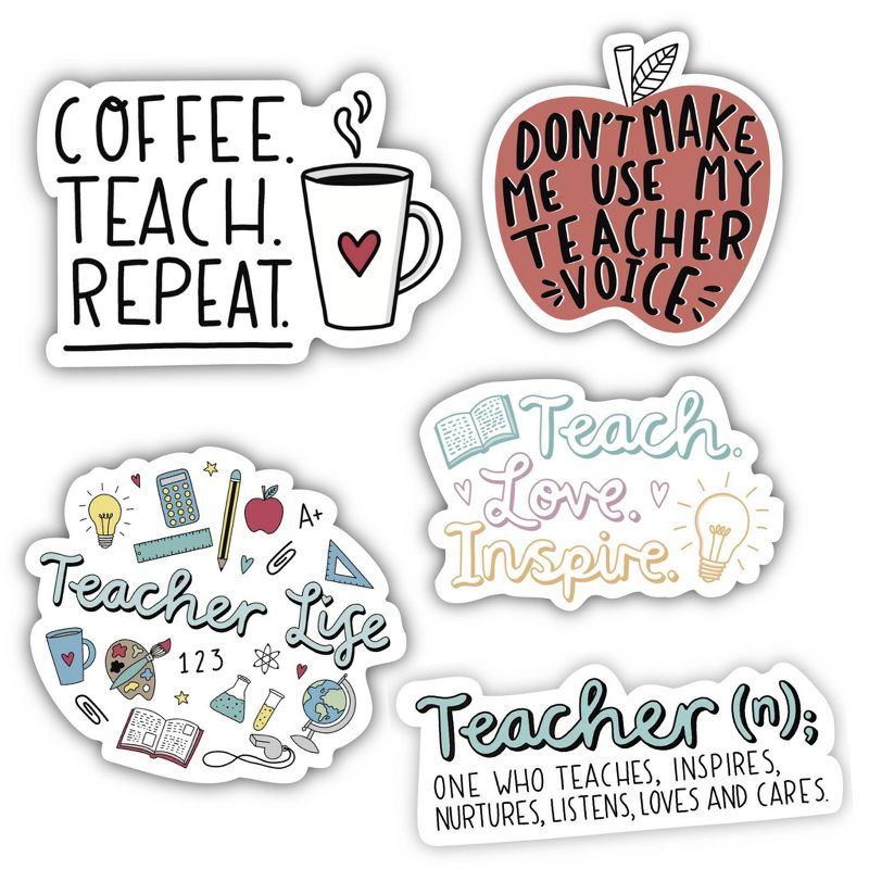 Big Moods Teacher Sticker Pack 5pc