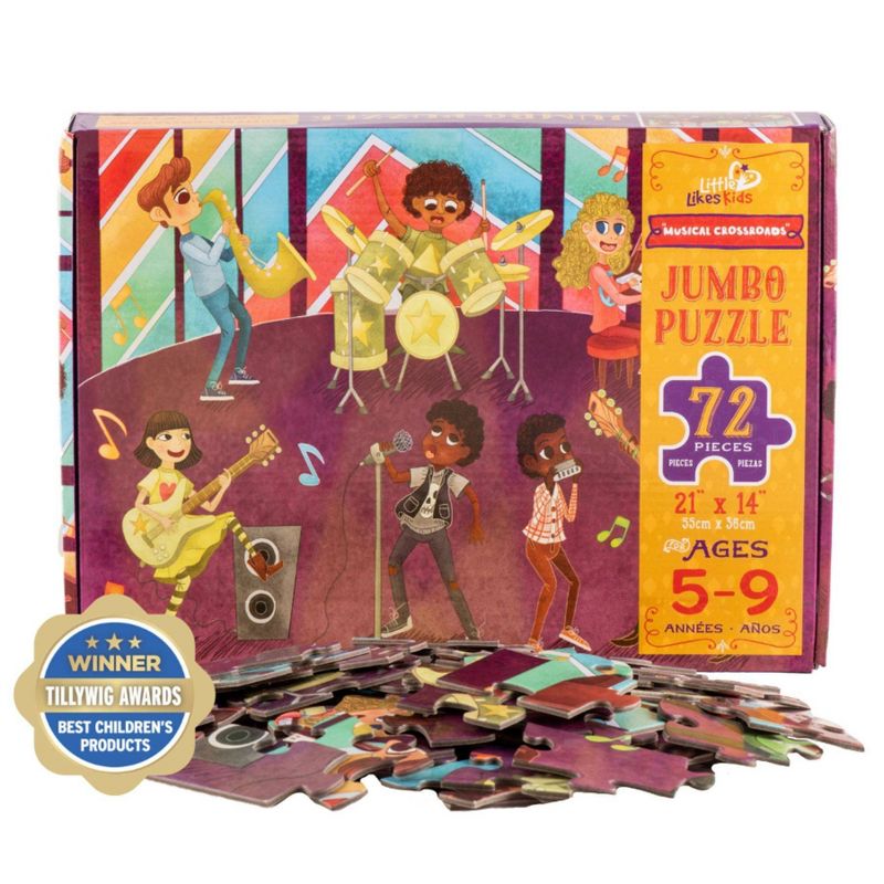 Little Likes Kids Crossroads Kids' Jumbo Puzzle - 72pc