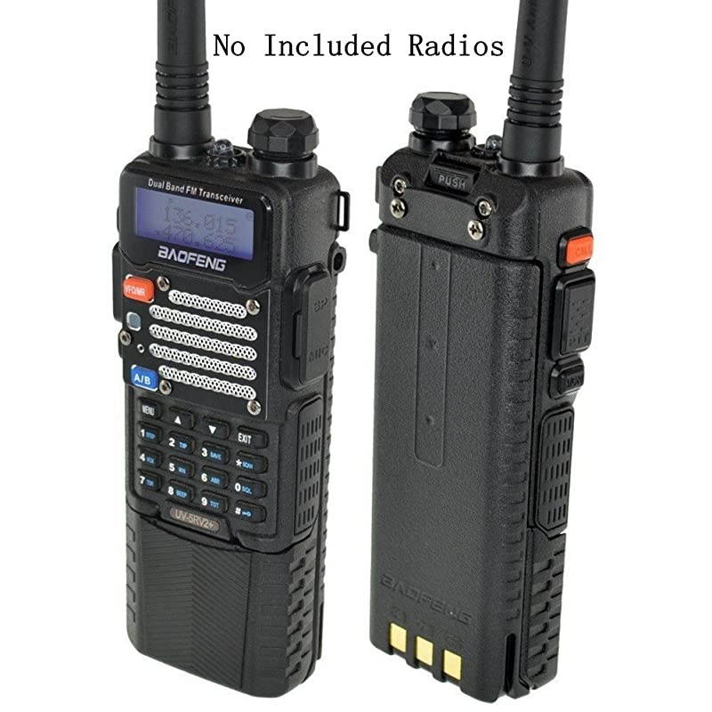 Battery for Baofeng 74V 3800mAh BL5 Walkie Talkies BFF8HP UV5R UV5R Plus UV5RTP UV5RB BFF8 BFF8+ 2 Packs