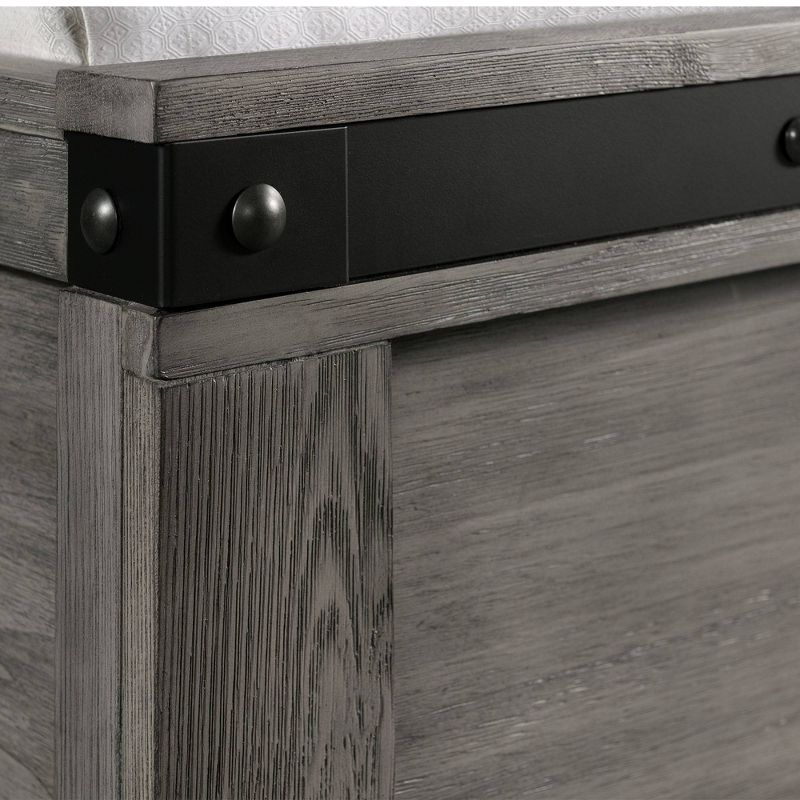 5pc King Montauk Panel Bedroom Set Gray - Picket House Furnishings