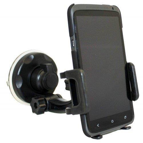 Xenda Universal Windshield Car Mount Cell Phone Holder Window Suction Cup Dock for Virgin Mobile HTC Evo V 4G - Virgin Mobile HTC One V - Virgin Mobile LG Optimus Slider - Motorola TRIUMPH