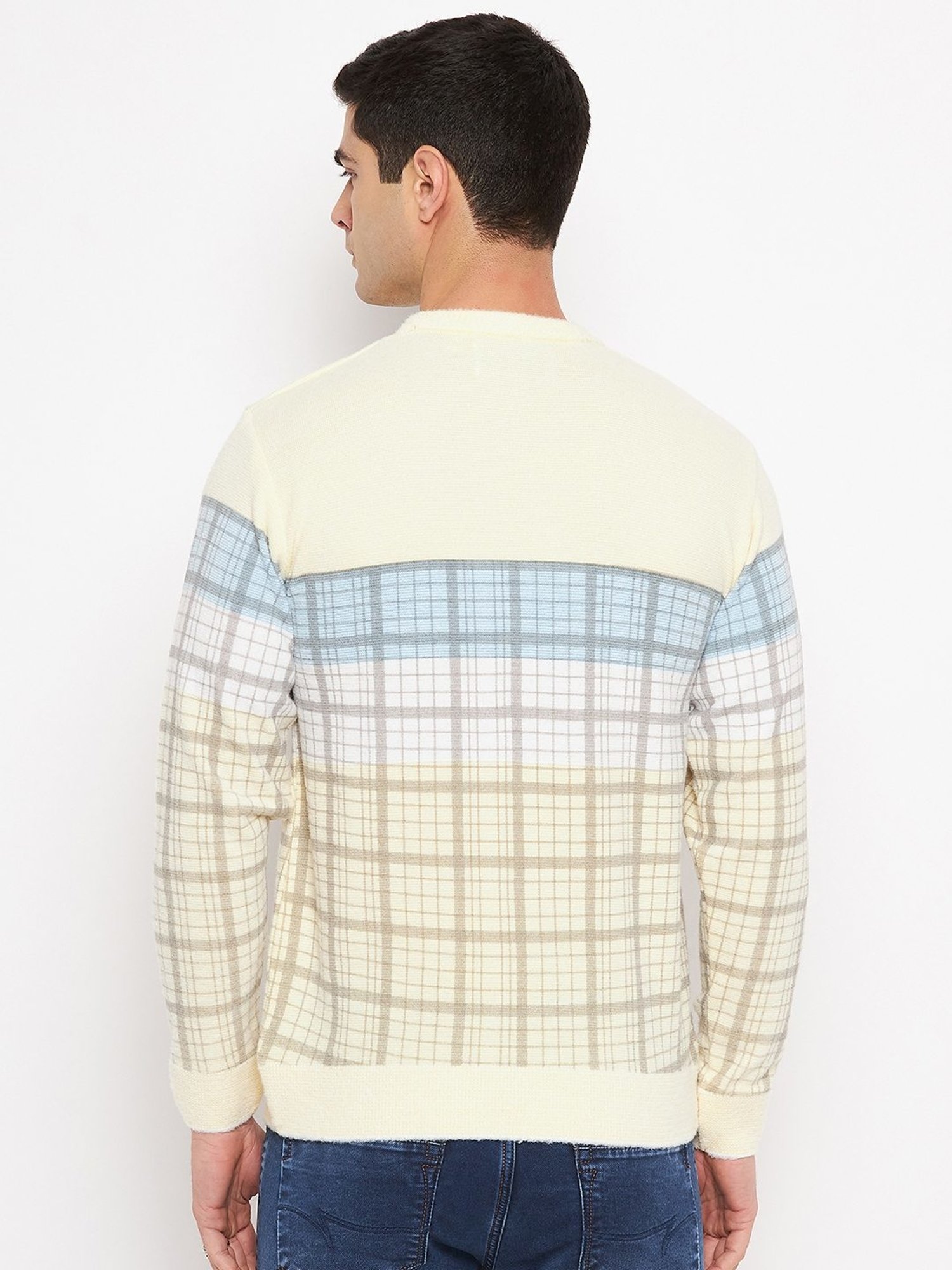 Duke Lemon Regular Fit Checks Sweater